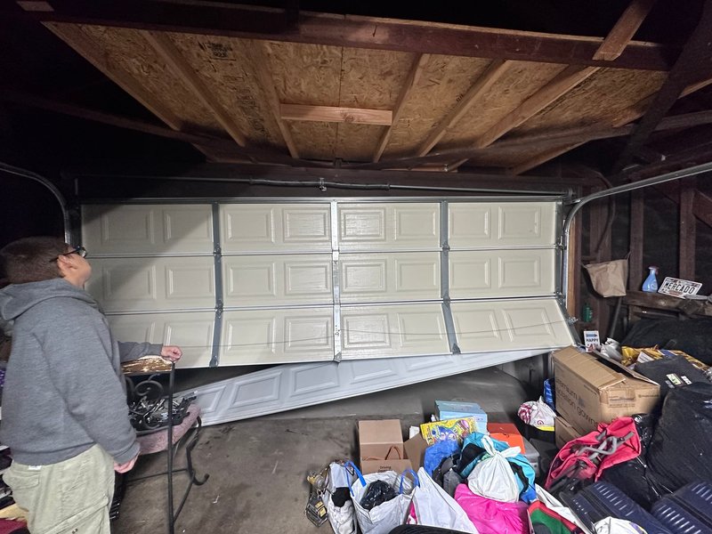 Off-Track Sectional Garage Door Repair, 24/7 Garage Door and Gate Services LLC, Inland Empire CA