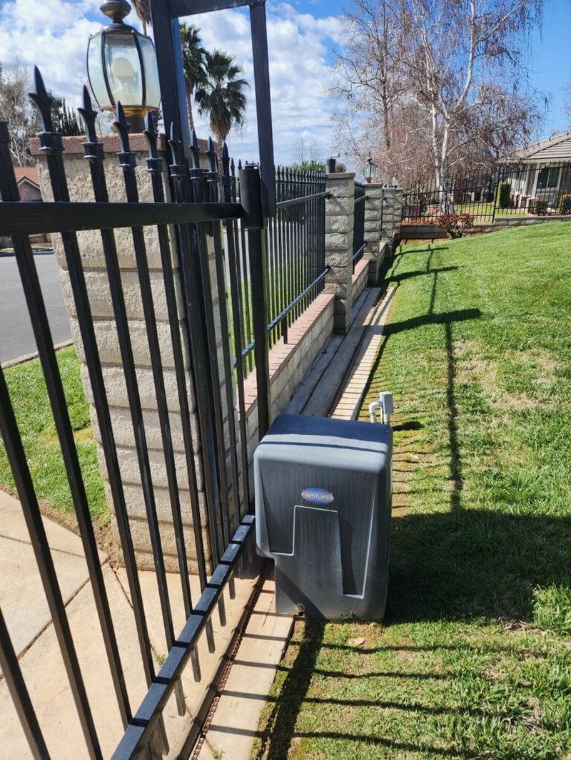 Wrought-Iron Fence With Slide Gate Operator, 24/7 Garage Door and Gate Services LLC, Inland Empire CA