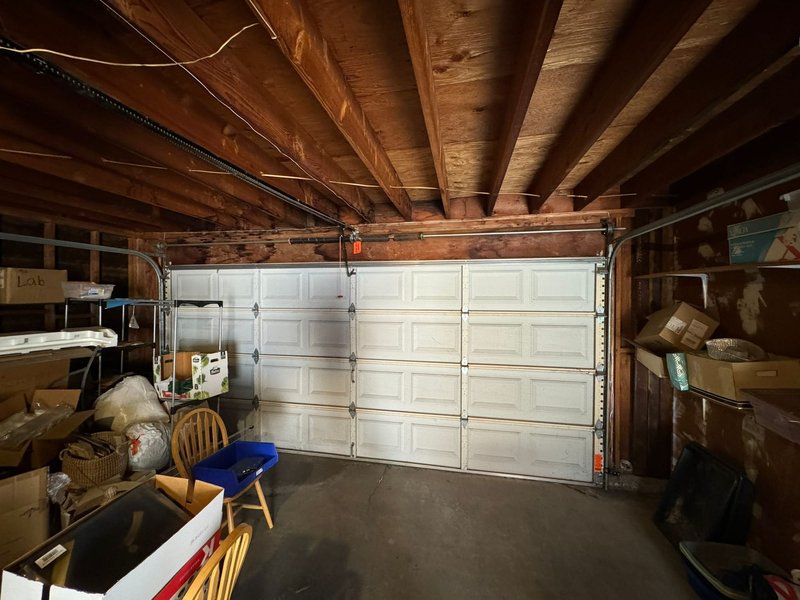 White Raised-Panel Sectional Garage Door, 24/7 Garage Door and Gate Services LLC, Inland Empire CA