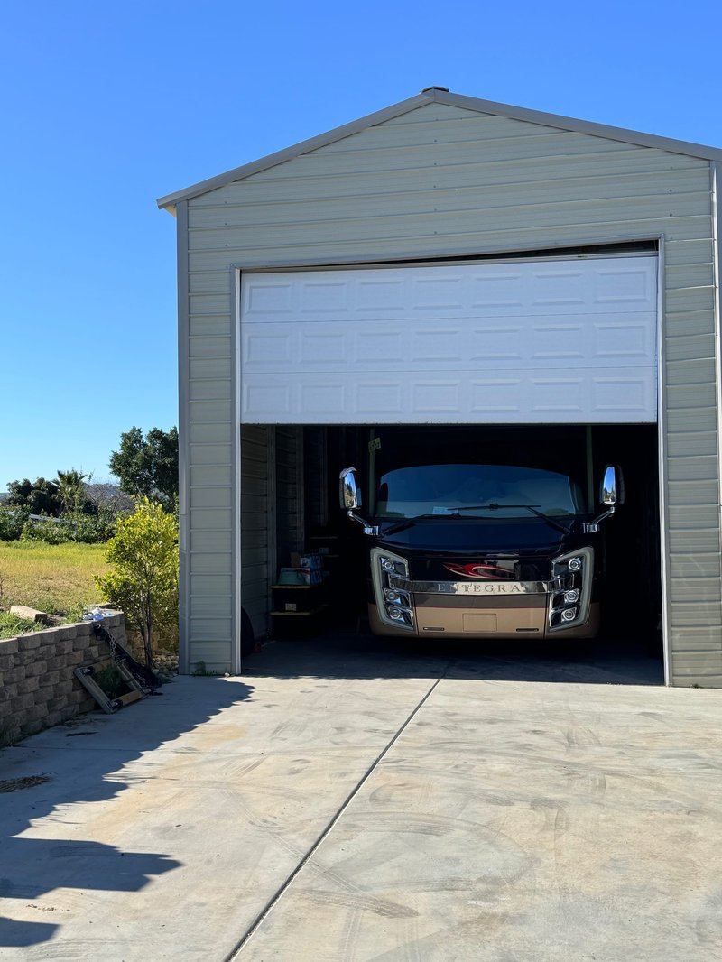 White Sectional RV Garage Door Installation, 24/7 Garage Door and Gate Services LLC, Inland Empire CA