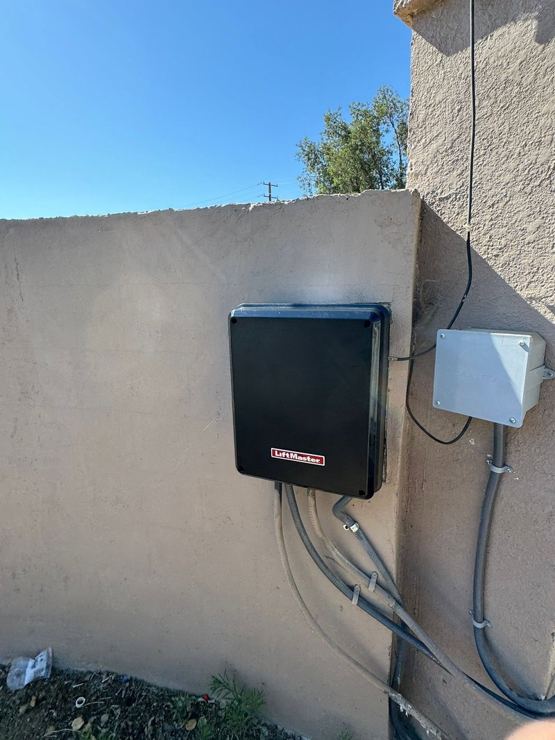 LiftMaster Gate Operator Control Box Installation, 24/7 Garage Door and Gate Services LLC, Inland Empire CA