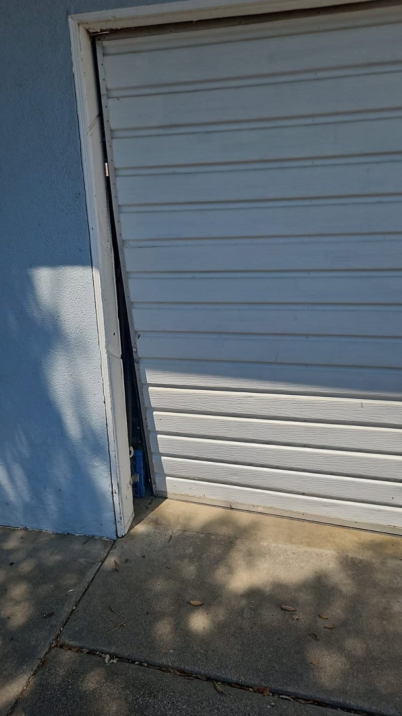 White Roll-Up Garage Door Spring Repair, 24/7 Garage Door and Gate Services LLC, Inland Empire CA