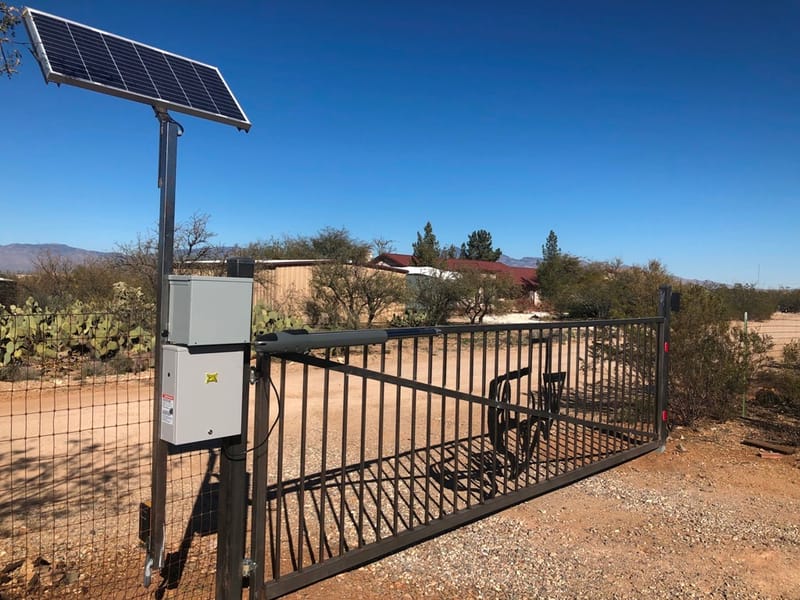 Gate opener installation in Hemet, California