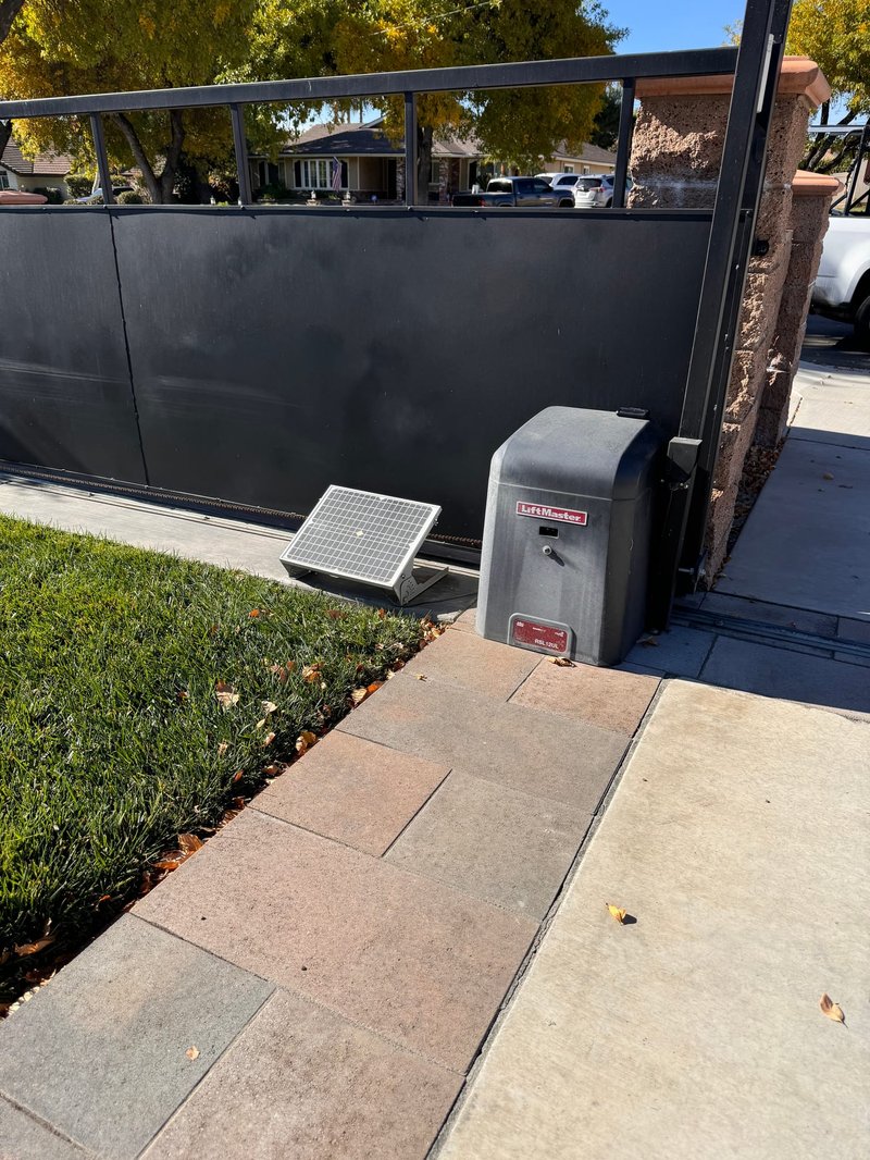LiftMaster Slide Gate Operator Curbside Installation, 24/7 Garage Door and Gate Services LLC, Inland Empire CA